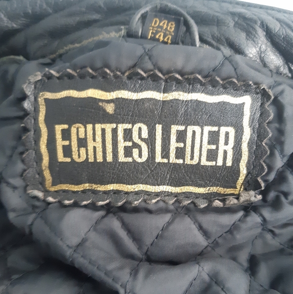 Echtes Leder Motorcycle Jacket - Picture 2 of 6